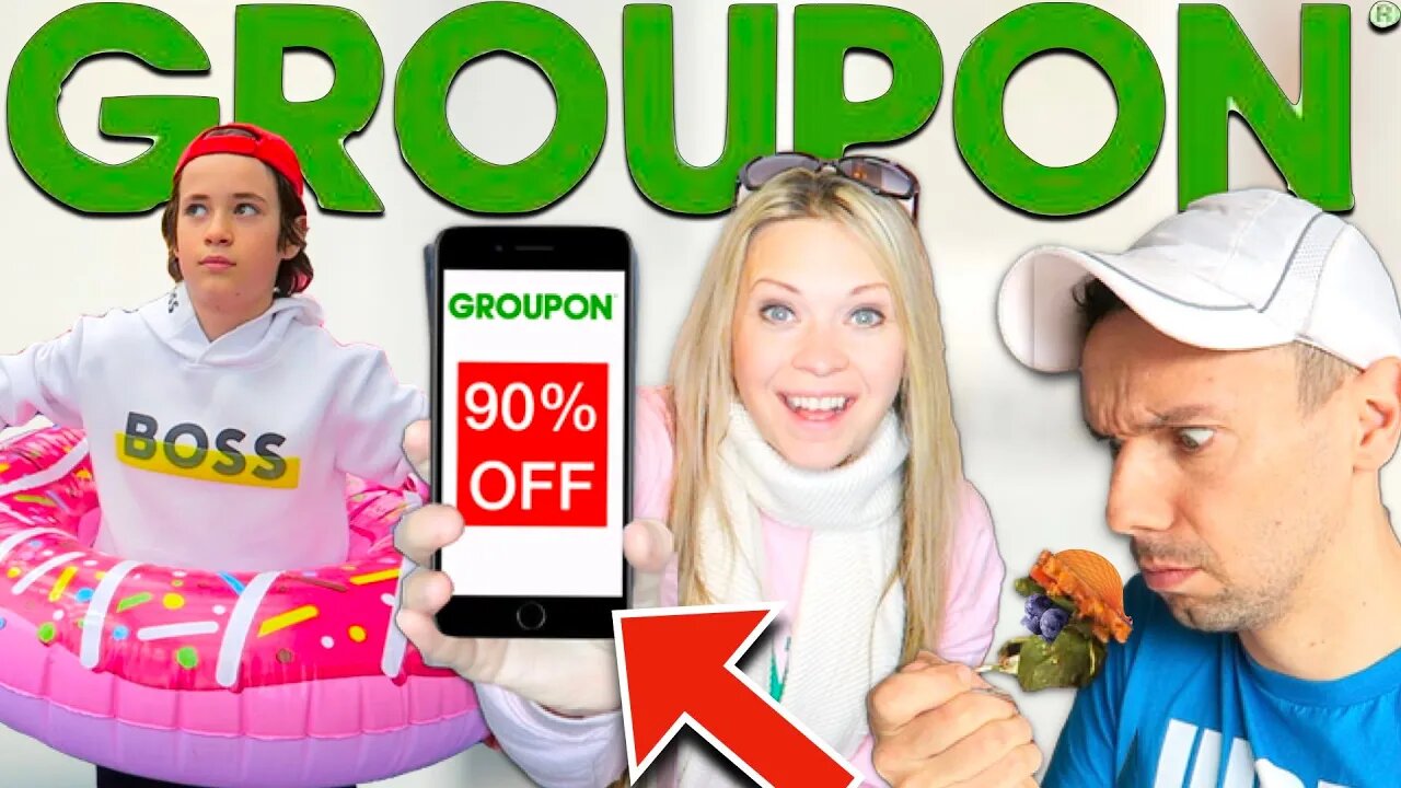 ONLY using GROUPON VOUCHERS for 24hrs! Huge challenge 😫