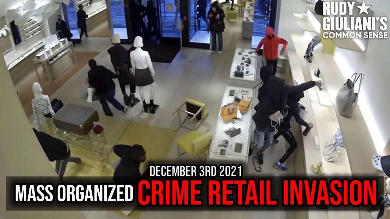 Mass Organized Crime Retail Invasion | Rudy Giuliani | December 3, 2021 | Ep 193