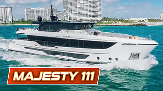 Superyacht Sandbank / Gulf Craft Majesty 111 Superyacht at Fort Lauderdale