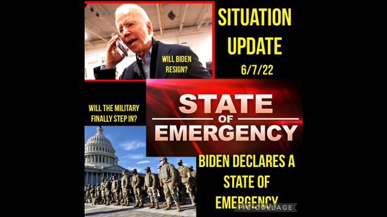 Situation Update 6/08/22: Biden Declares State Of Emergency! Will He Resign? Military On High Alert!