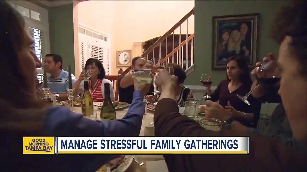 How to manage stressful family gatherings