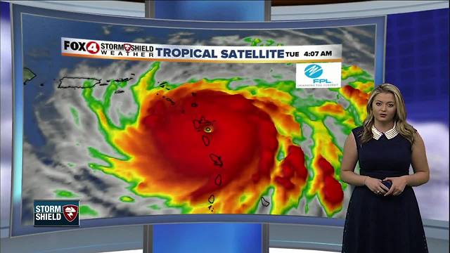 Hurricane Maria currently a Category 5 storm