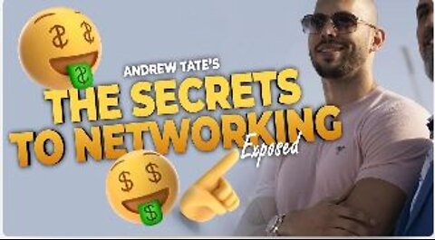 TateSpeech - THE SECRETS TO NETWORKING