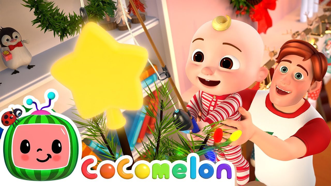 Twinkle Twinkle Christmas Star | CoComelon Nursery Rhymes & Kids Songs