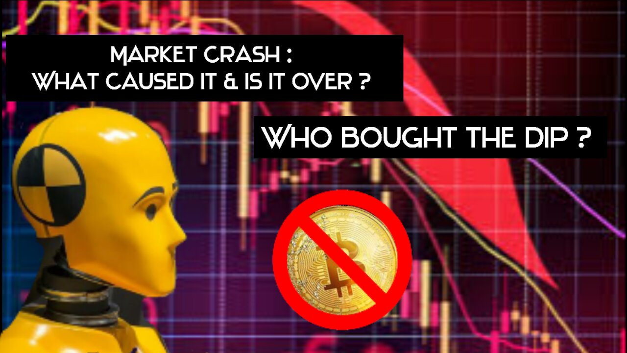 Bitcoin crashed, what caused it and who bought the dip ?