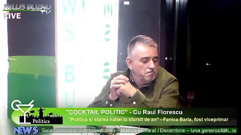 TV NEWS BUZAU - "COCKTAIL POLITIC", cu Raul Florescu.