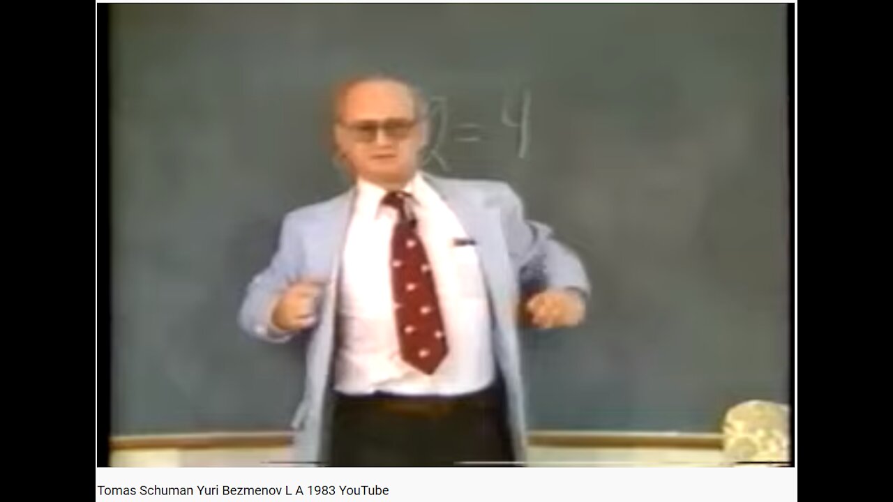 Tomas Schuman Yuri Bezmenov L A 1983