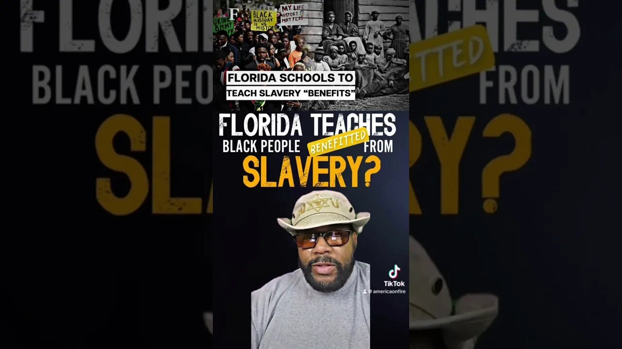 #Florida schools teaching #blackpeople #benefit from #slavery #foryoupage #viral #fypシ