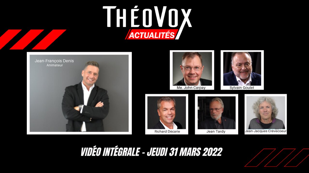 Théovox Actualités - 2022-03-31