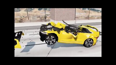 chain on the road what will happen to the car / BeamNG DRIVE