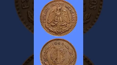 MEXICO 1 CENTAVO 1945.#shorts @COINNOTESZ