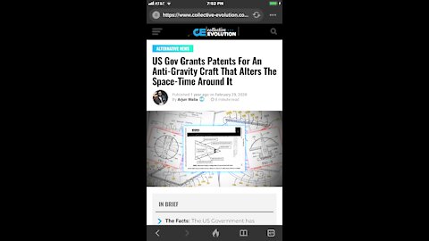 Proof, free energy and anti gravity