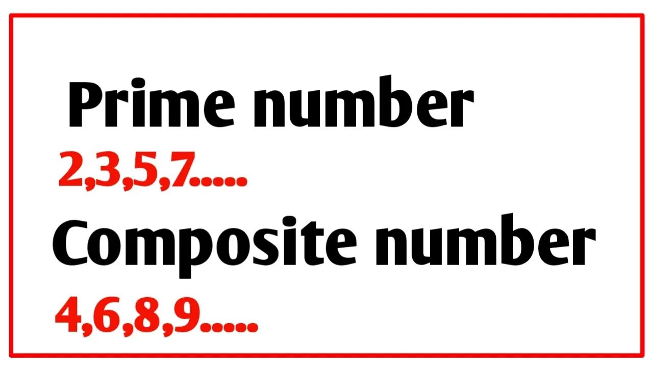 what is prime number/what is composite number/number/#6th /hindi and english