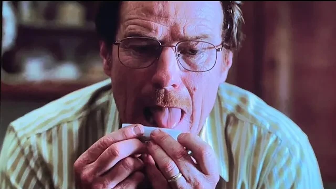 Walter White Smokes Pot