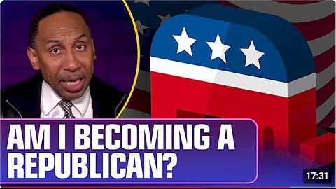 Am I, Stephen A. Smith, becoming a Republican