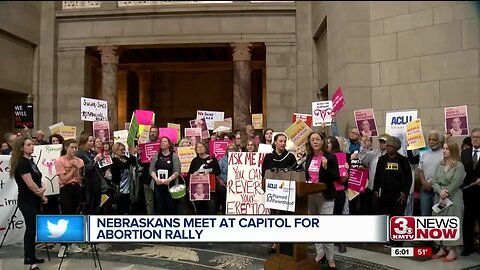 Nebraskans meet at capitol for abortion rally