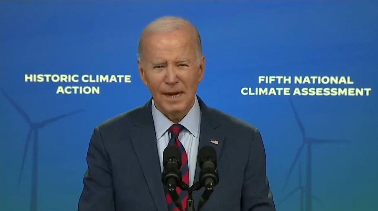 Biden Mumbles: You're a Fool If You Deny Climate Change