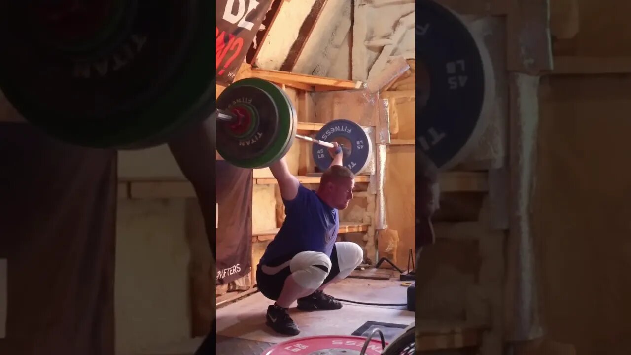 110 kg / 242 lb - Pull + Low Hang Snatch