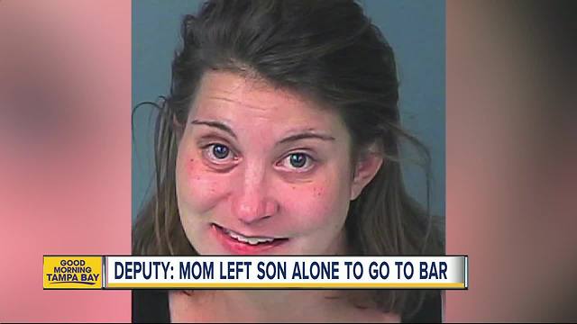 Deputies: Florida mother leaves 4-year-old son home alone while she goes out drinking