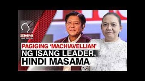 Pagiging 'Machiavellian' ng isang leader, hindi masama –Prof. Anna Malindog-Uy