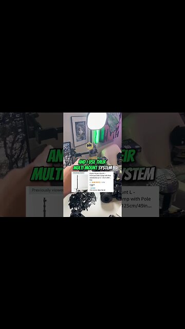 Equipment breakdown of a content creating entrepreneurs home office studio