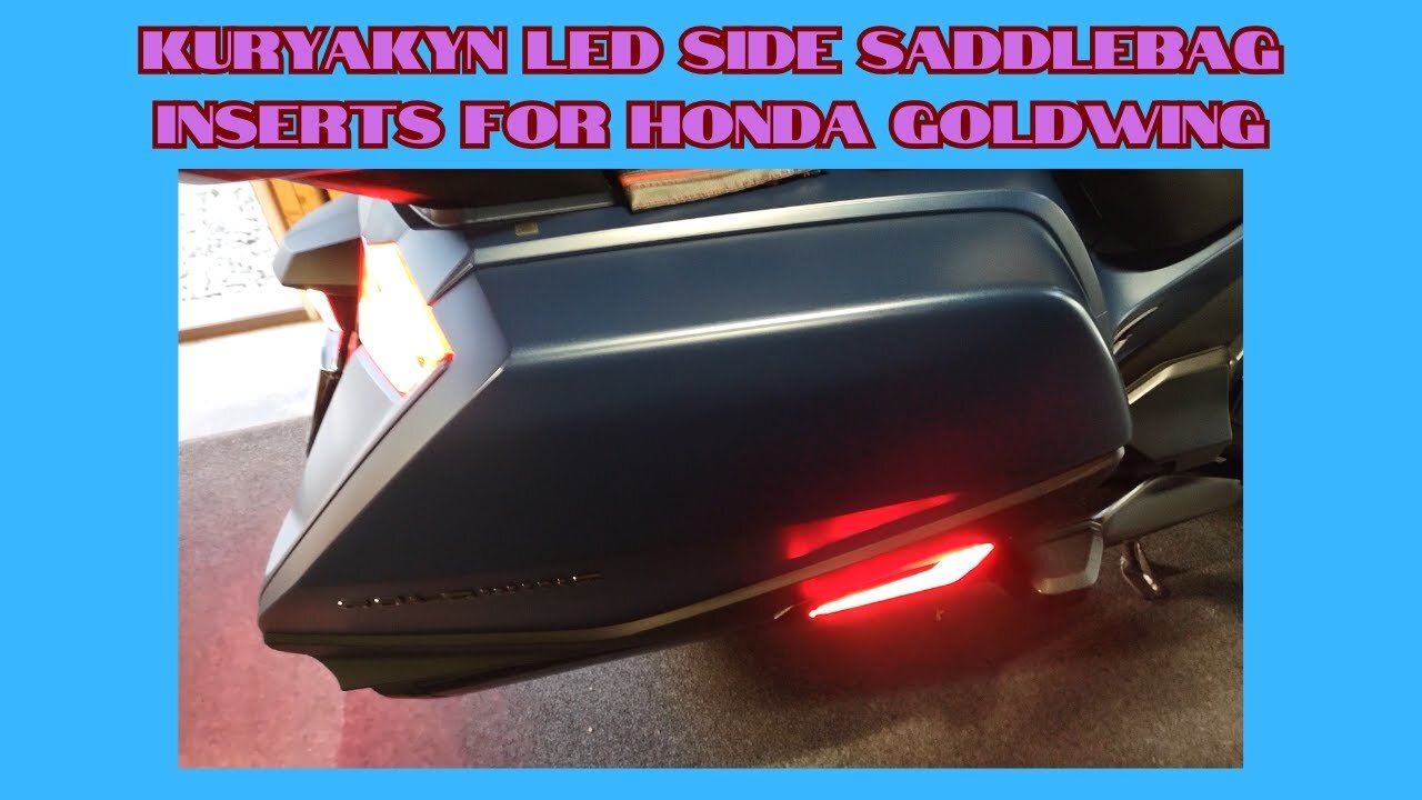 Kuryakyn LED Side Saddlebag Inserts for Honda Goldwing