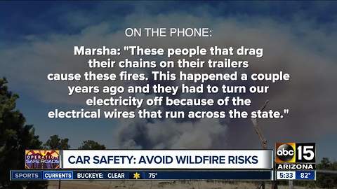 Avoid wildfire risks involving your vehicle