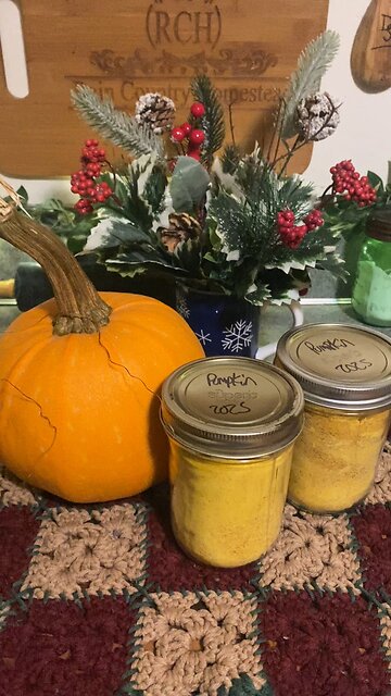 Making Pumpkin Powder and Its Uses (Full Video LInk in Description)