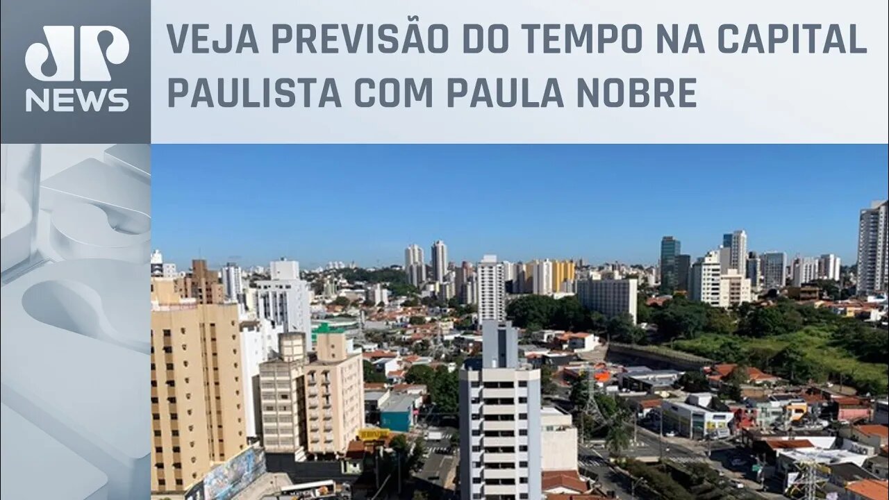 Previsão do tempo aponta dia ensolarado e frio para São Paulo