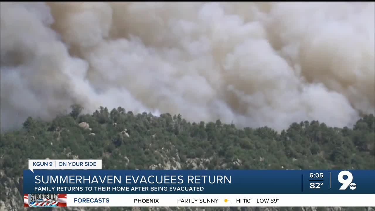 Summerhaven resident returns home weeks after evacuating because of Bighorn Fire