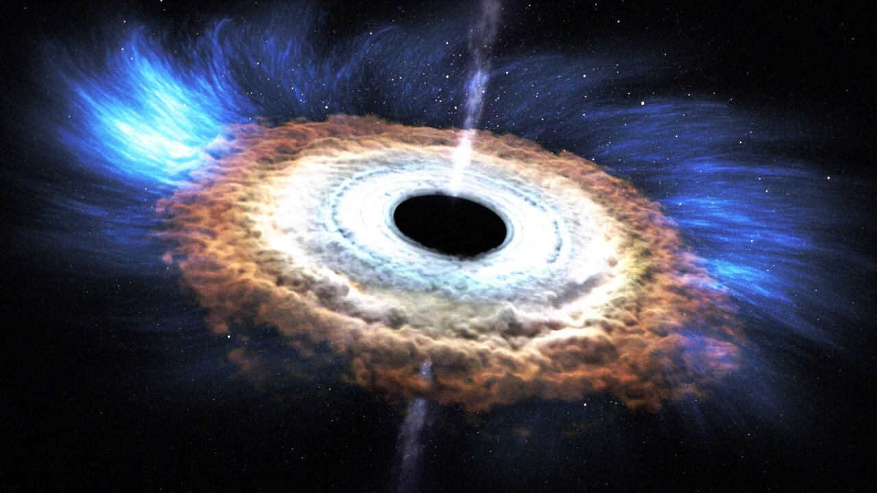 Massive Black Hole Shreds Passing Star