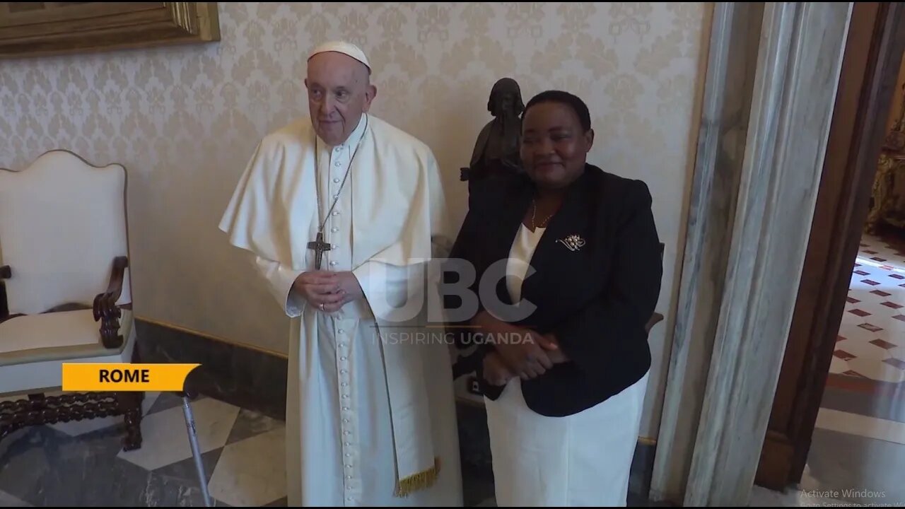 NABBANJA MEETS THE POPE IN ROME