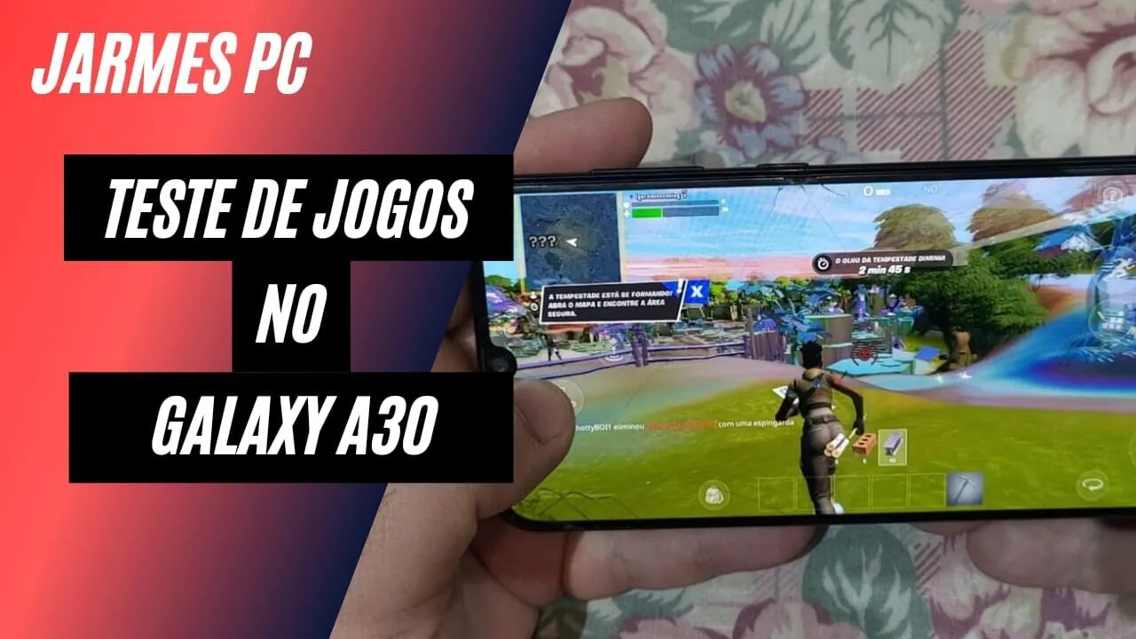 Penou no Fortenite, Teste de jogos Galaxy A30 [Call of duty, FF MAX, Fortenite, Genshin Inpact]