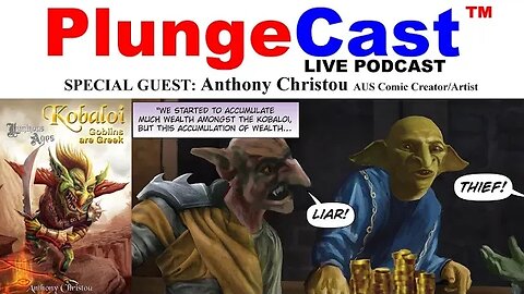 PlungeCast S01E13 w' Anthony Christou (Comic Artist, Illustrator, Concept Artist and Writer)