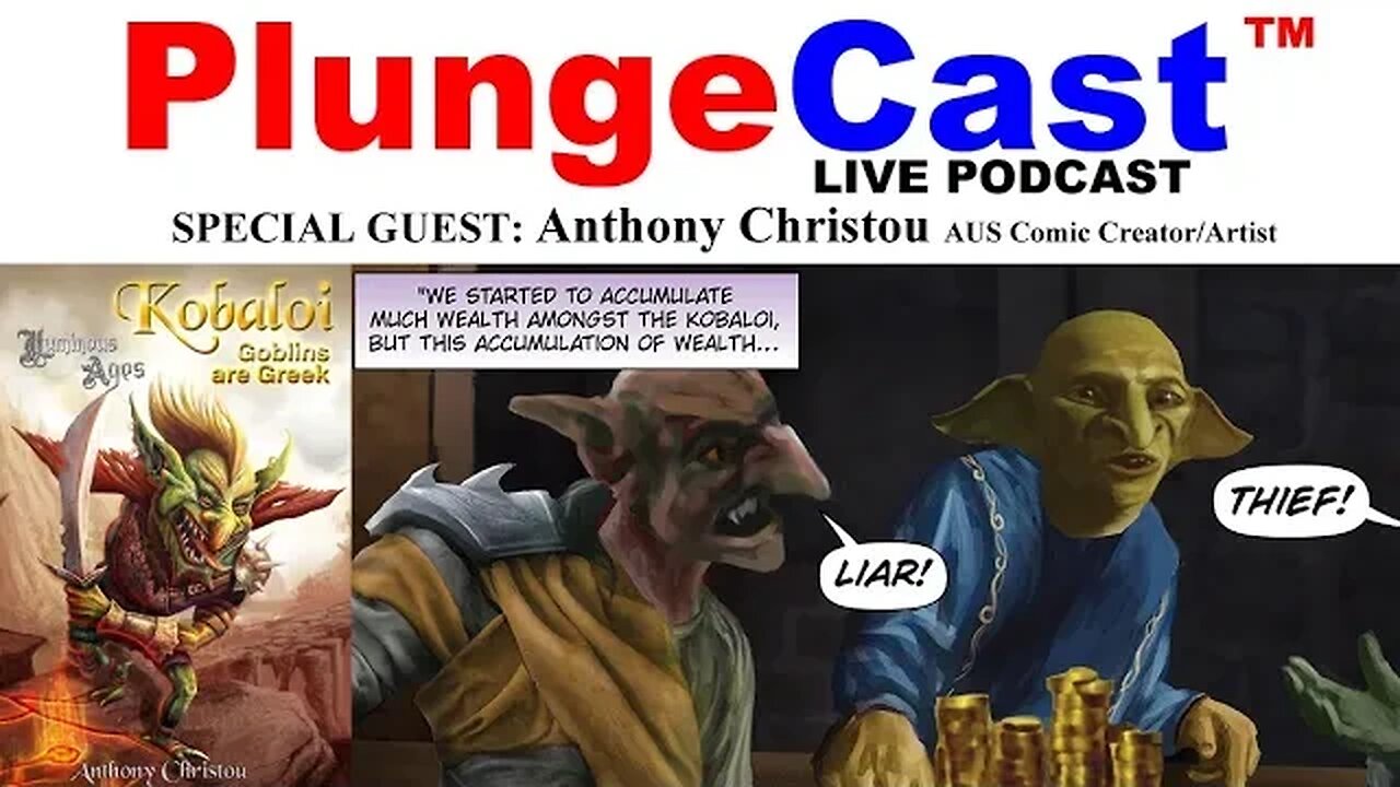 PlungeCast S01E13 w' Anthony Christou (Comic Artist, Illustrator, Concept Artist and Writer)
