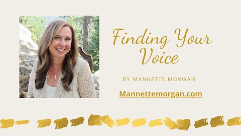 "Finding Your Voice"