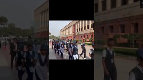 School students visit Parliament as The Winter Session is underway.Untitled Project