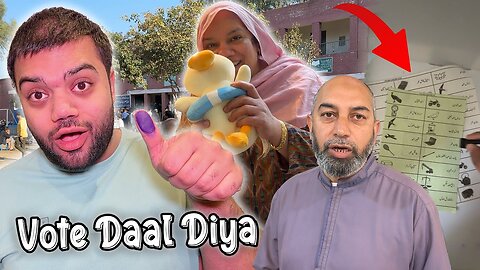 Mama Aur Baba ka Sath Vote Daalne Chala ❤️ | Gaya Mene kisko Vote Diya?