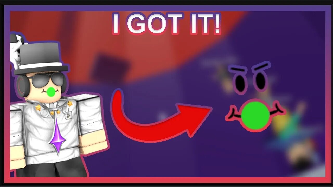 I GOT THE GREEN BUBBLE TROUBLE ON ROBLOX!