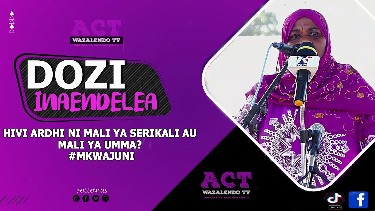 HIVI KWELI ARDHI NI MALI YA SERIKALI AU ARDHI NI MALI YA UMMA? NI HAKI HII? #ACT #WAZALENDO #MKWAJUN