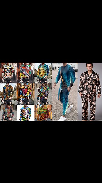 New Product Digital Printing Men's Long Sleeved T Shirt 🛍order Now 📦✈️🌎Worldwide shipping service