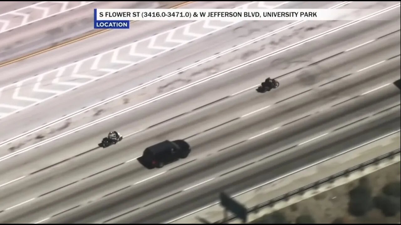 California Highway Patrol (CHP) motorcycle chase in LA County | whatduhbot