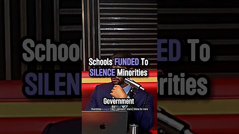 Schools FUNDED To SILENCE Minorities