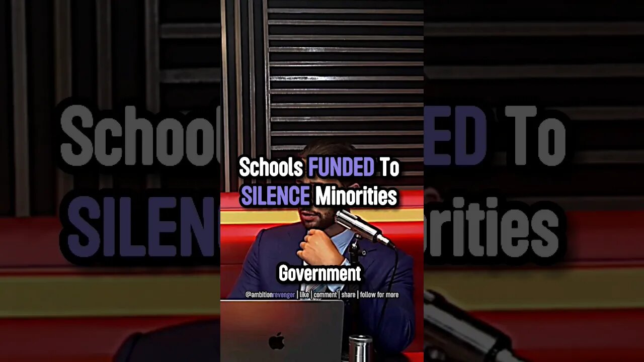 Schools FUNDED To SILENCE Minorities