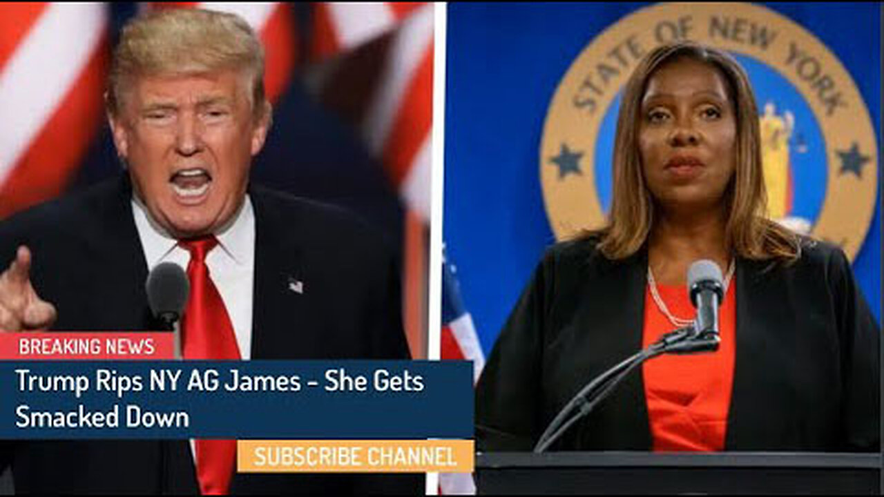 BREAKING! TRUMP RIPS NY AG JAMES - SHE GETS SMACKED DOWN