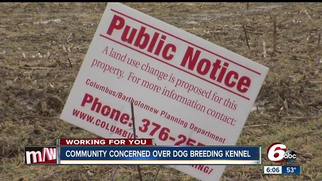 People in Bartholomew County upset about proposed dog breeding kennel