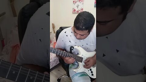 Treinando alguns sweeps #sweep #arpejos #solo #guitarra