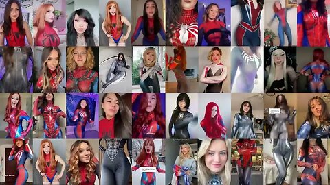 Best 40 Spiderman Spiderwoman Spidergirl Tiktok Cosplay Challenges (Marvel Comics) 🕷💖 #3 #shorts