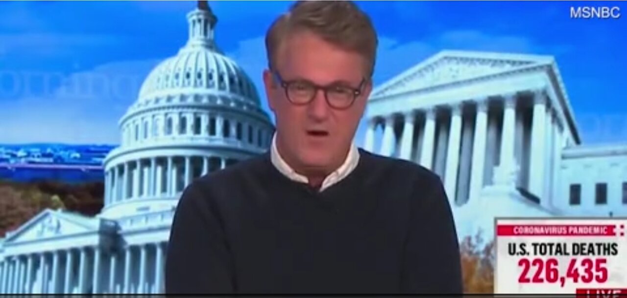 What a POS you are Joe Scarborough.