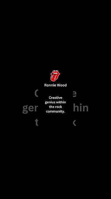 "Rocking with the Stones: Bite-sized Insights" Ronnie Wood #shorts #rollingstones #rocknroll